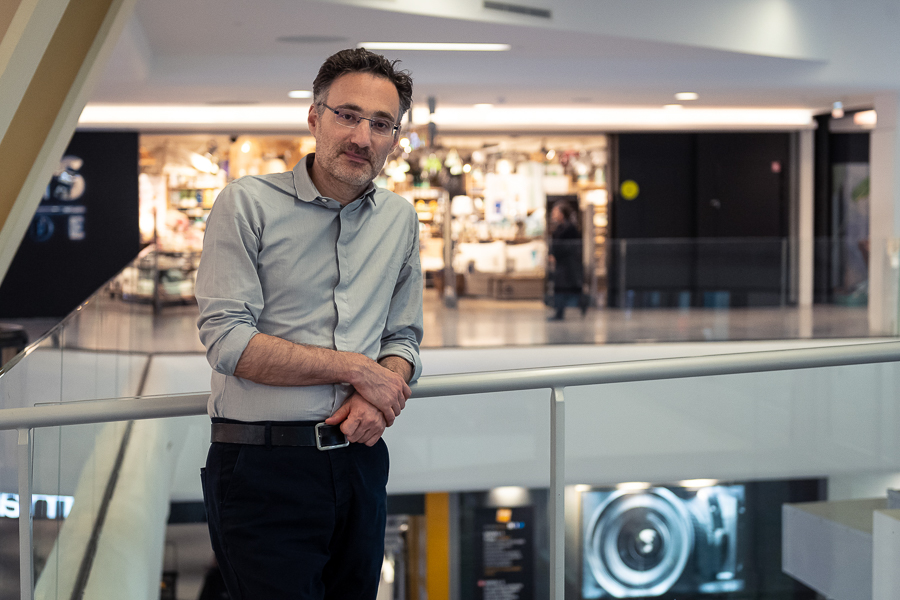 Le philosophe Dalibor Frioux au forum des Halles