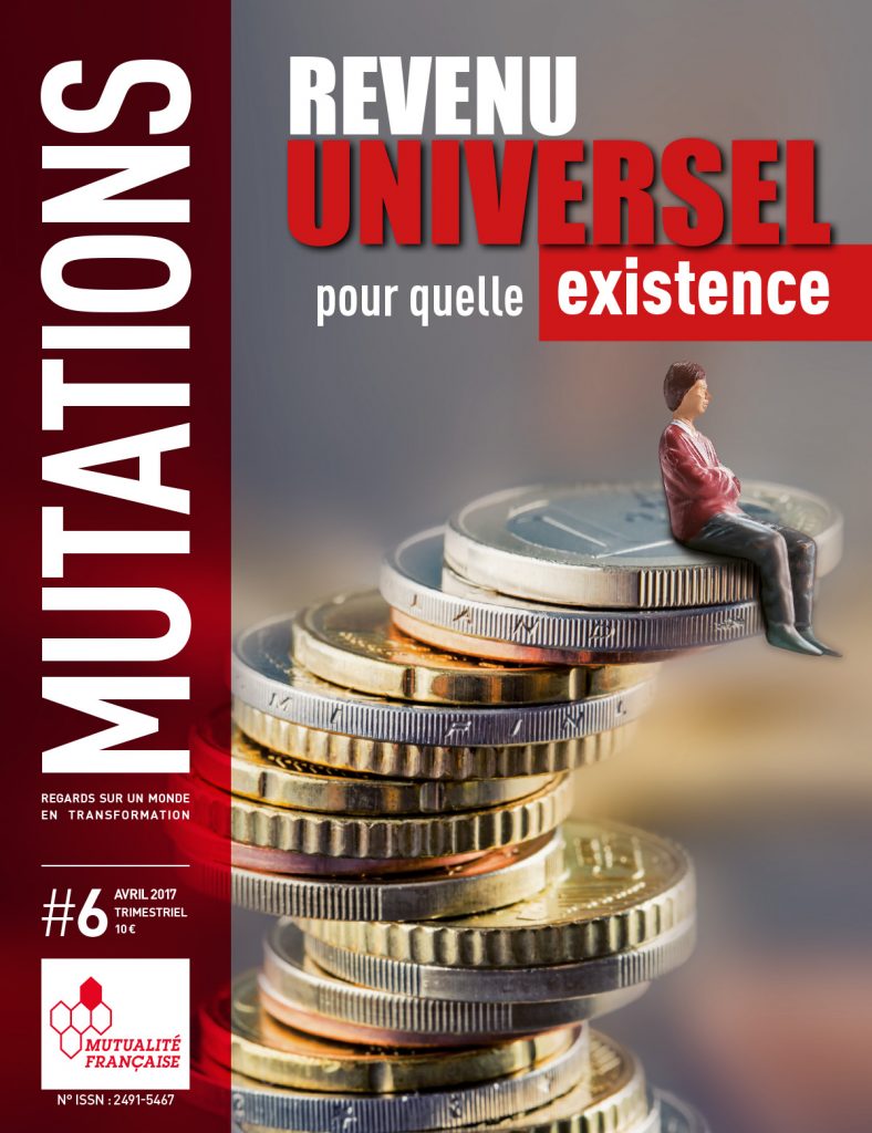 Mutations #6 : Une du magazine sur le revenu universel.