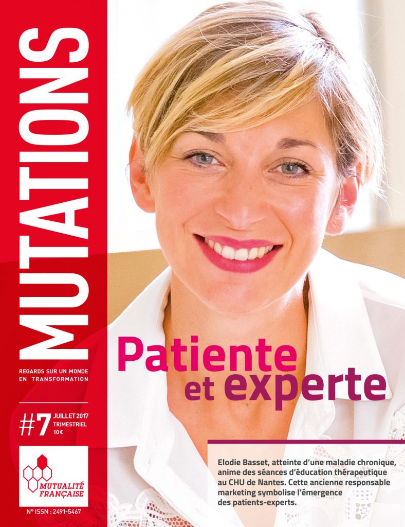 Mutations #7 : Une du magazine sur le patient expert.