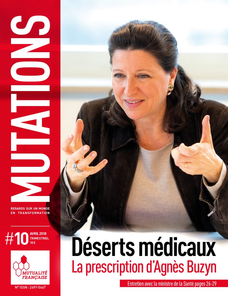 Mutations #10 : Une du magazine sur les déserts médicaux.