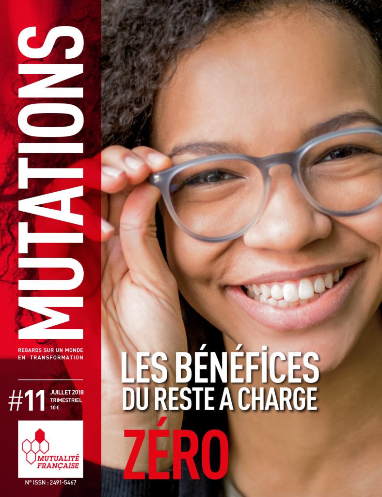 Mutations #11 : Une du magazine sur le reste à charge zéro.