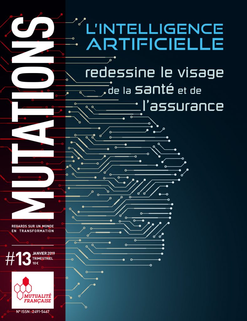 Mutations #13 : Une du magazine sur l'intelligence artificielle.