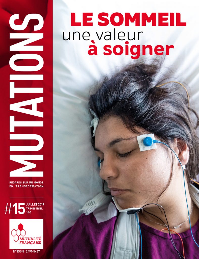 Mutations #15 : Une du magazine sur le sommeil.