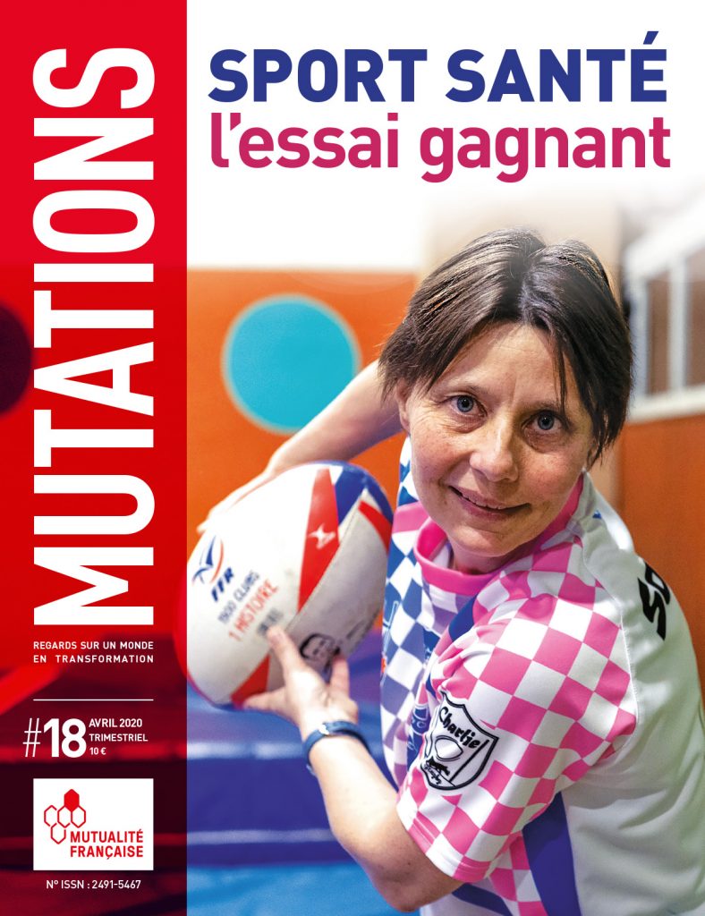 Mutations #18 : Une du magazine sur le sport santé.