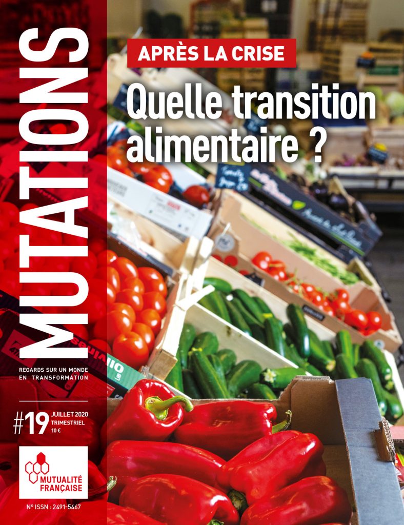 Mutations #19 : Une du magazine sur l'alimentation.