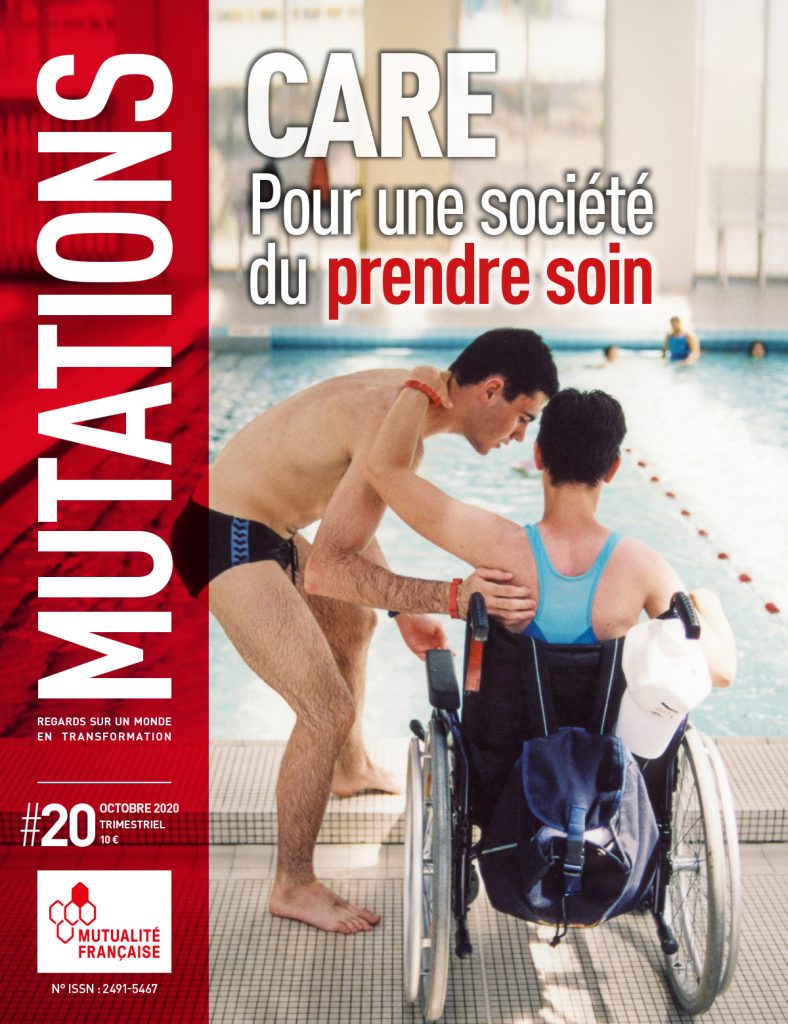 Mutations #20 : Une du magazine sur le care.