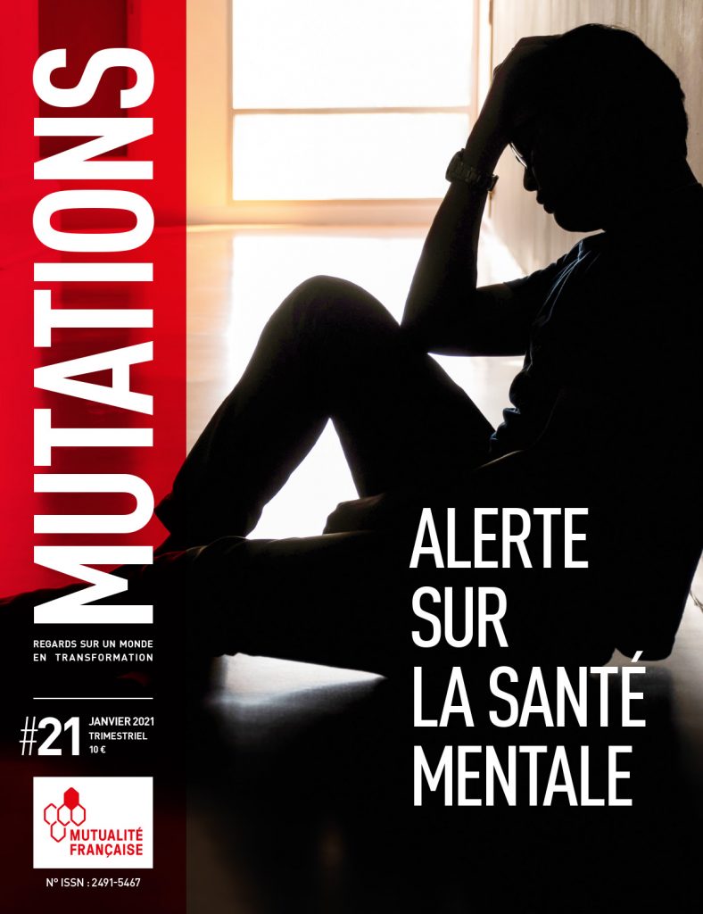 Mutations #21 : Une du magazine sur la santé mentale.