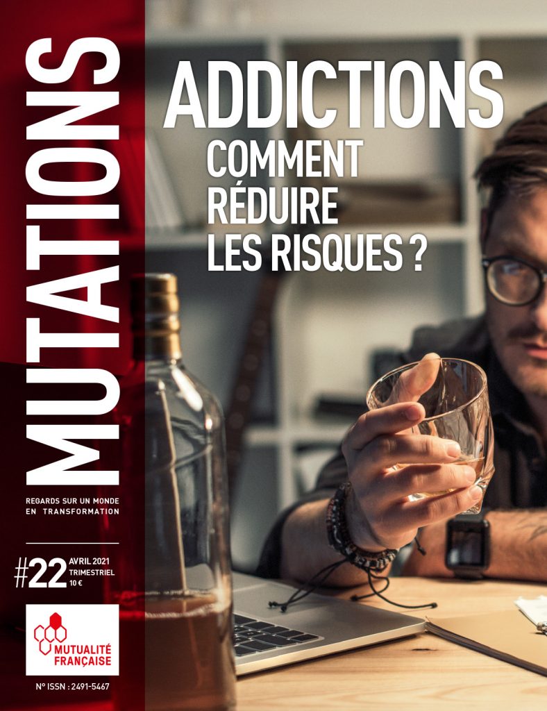 Mutations #22 : Une du magazine sur les addictions.