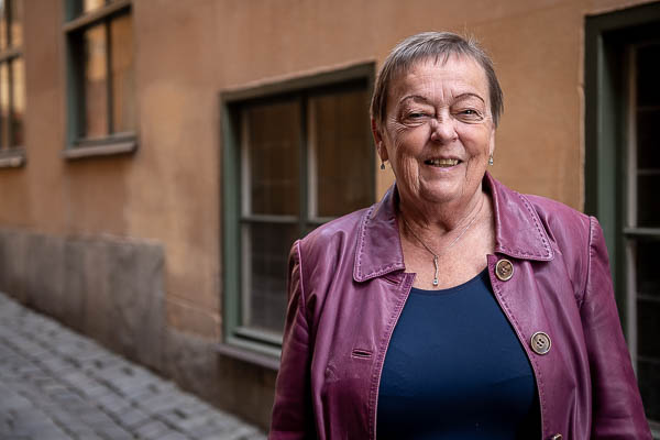 Christina Tallberg, présidente de l’association de retraités PRO.©Amélie Laurin