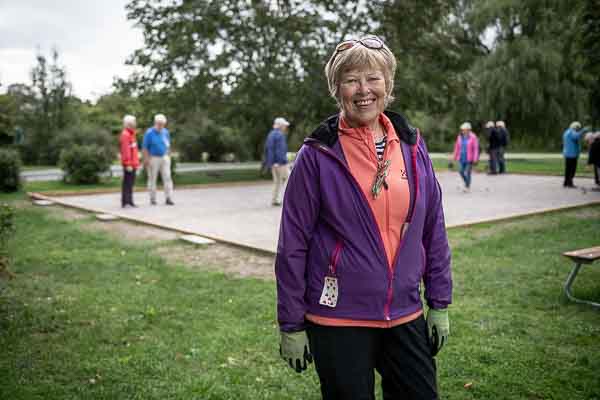 Eva Alstermark, 73 ans, a pris sa retraite à 65 ans, comme la moyenne des Suédois. ©Amélie Laurin