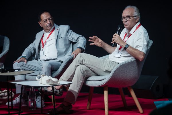 Jean-Luc Romero-Michel et le Pr François Damas