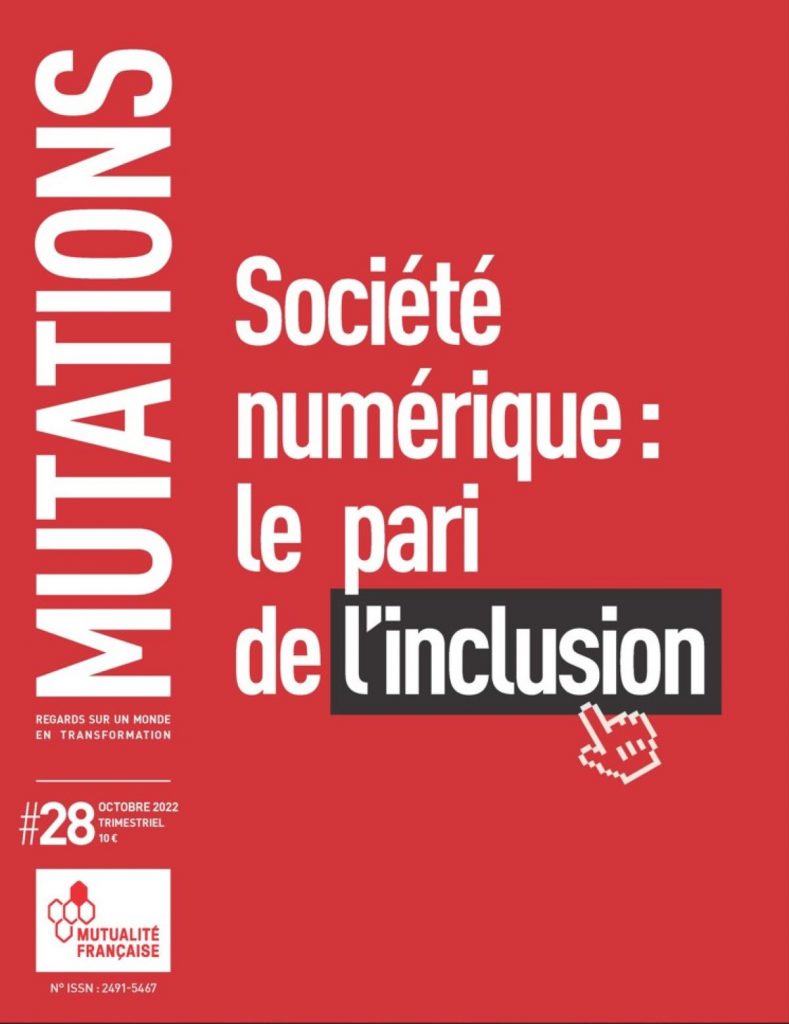 Mutations #28 : une du magazine sur l'inclusion numérique